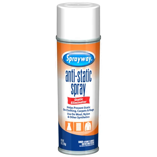 Sprayway SW956R Residue-Free Anti-Static Spray, Reduce Static Cling, Eliminate Static Shock, 6 Oz