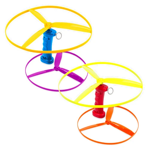 Battat – Flying Disc Toy – 2 Launchers & 4 Discs – Helicopter Playset – Outdoor Toys For Summer – 3 Years + – Skyrocopter