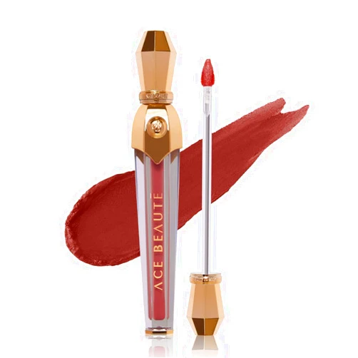 Ace Beauté Pout Perfect Liquid Lipstick Matte Long Lasting Non Sticky High Impact Color-Shero (Brick Red)