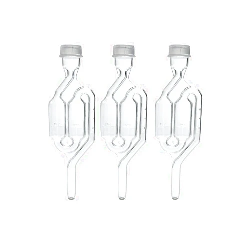 Fastrack Airlocks for Fermenting (Set of 3) | Bubble Airlock for Wine Making and Beer Making | BPA-Free S-Shaped | Used for Brewing Wine, Beer, Pickles & More | Transparent