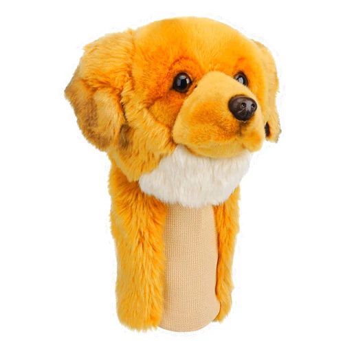Profey Golf Head Covers, Profey Golden Retriever Golf Covers for Golf Clubs, Novelty Realistic Animal Headcover Plush Utility Golf Club Protector for Men Kid