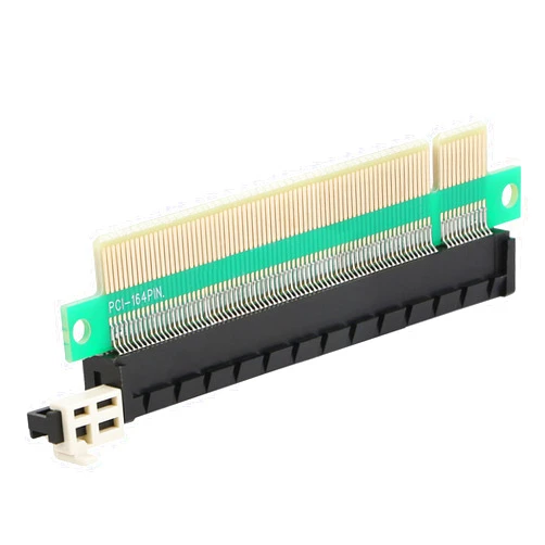 GELRHONR PCIE 16x Male to Female Riser Adapter Card, PCI-Express 164 Pin 16x Riser Card Interface Protection for 1U 2U Chassis