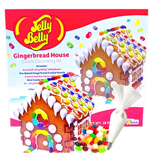 Bee International Bee Gingerbread Cottage Kit, Jelly Belly, 28 Ounce