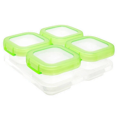OXO Tot Baby Blocks Freezer Storage Containers 4oz- New Colors Available