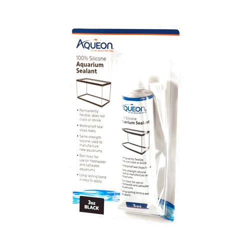 Aqueon Aquarium Silicone Sealant Black 3 Ounces