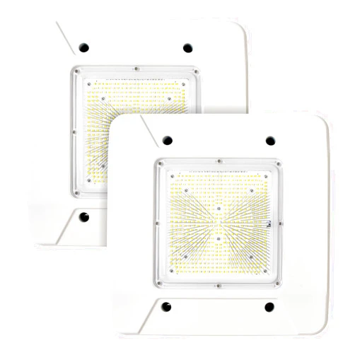 TANLITE 2 Pack LED Canopy Light 150W Gas Station Carport Ceiling Light 5700K, Parking Garage Lighting 21000LM Equivalent 600W HID/HPS, 90-277V IP65 DLC & UL Listed