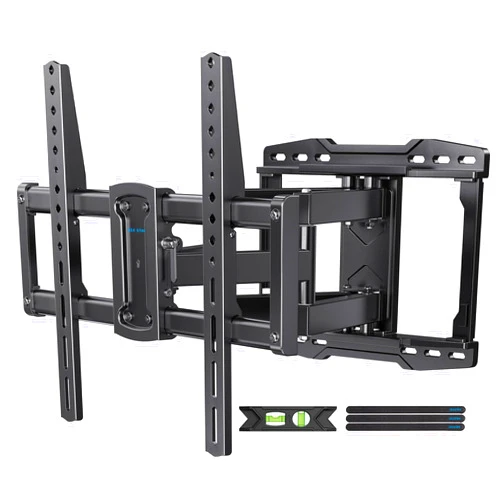 USX STAR UL Listed Full Motion TV Wall Mount Bracket for Most 37-86 inch TVs, Swivel Tilt Extension Level TV Mount, Max VESA 600x400mm, Holds up to 132lbs & 16