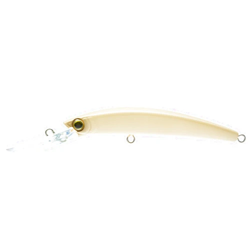 Yo-Zuri Crystal Minnow Deep Diver, Floating, 3-1/2 Inch, 90mm, Bone