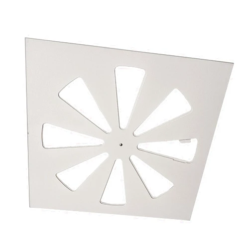 Teak Isle Adjustable Air Conditioning Vent Cover. Made in USA. Air Vent Deflector for Office Ceiling AC Vents.