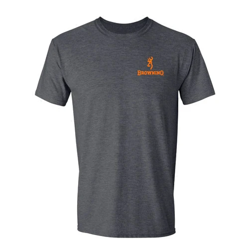 Browning Men's Buckmark T-Shirt, Hunting & Outdoors Short Sleeve Graphic Tees