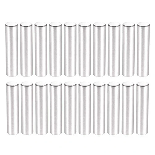 MOZX Dowel Pin,Shelf Support Pin,20 Pcs 5Mm Dowel Pins, 304 Stainless Steel Dowel Rods Shelf Support Pin for Wooden Products, Double Beds, Engineerin,Length 15mm ( Size : Length 22mm )