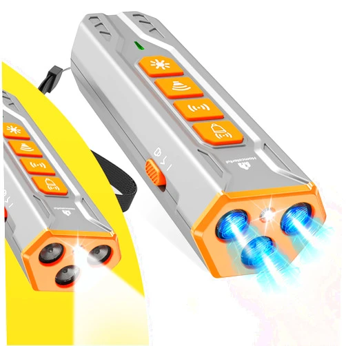 Homcolorful Ultrasonic Dog Bark Deterrent Devices-3X Sonic Emitters & 50ft Range Control, Anti Barking Device for Dogs, No Barking Device for Dogs, Barks No More Dog Training Device, Rechargeable