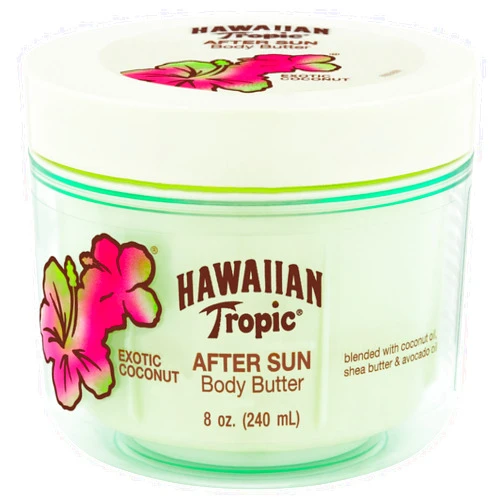 Hawaiian Tropic After Sun Lotion Moisturizer and Hydrating Body Butter with Coconut Oil, 8 ounce After Sun Body Butter