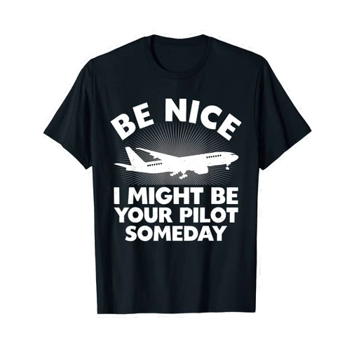 Cool Pilot Gift Airplane Plane Stuff & Accessories Funny Pilot Design For Men Women Aviation Airplane Pilot T-Shirt