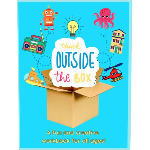 Cailey Hardy,Leyla Baxter Think Outside the Box: A Fun & Creative Drawing Workbook for Kids, Adults & Classrooms | 55 Open-Ended Art Prompts to Spark Imagination, Critical ... Homeschool & All Ages: Fun Drawing Prompts