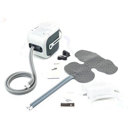 Ossur Cold Rush Therapy Machine System with Large Shoulder Pad- Ergonomic, Adjustable Wrap Pad Included- Quiet, Lightweight and Strong Cryotherapy Freeze Kit Pump