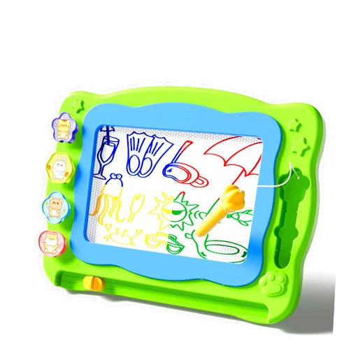Ci Vetch Magnetic Drawing Board Large Doodle Board Toddler Toys for Girls Boys 3 4 5 6 7 Year Old Kids, Montessori Preschool Educational Travel Toys Gifts Etch A Colorful Sketch Magnet Erasable Writing Pad