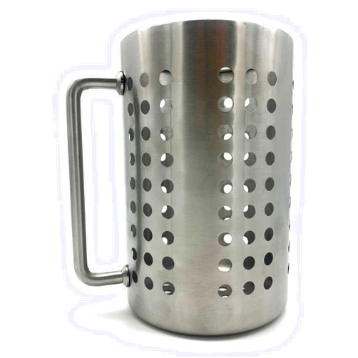 PacificRidge Outdoors Sand Crab Bait Catcher-Surf Fishing Angler's Non cumbersome Tool for Live Bait, Stainless Steel