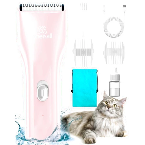 oneisall Pet Clipper for Cat Matted Hair, Pet Shaver for Cats Quiet Pet Hair Clippers Cordless Cat Clippers for Matted Hair Cat Clippers for Long Hair