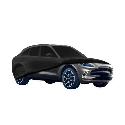 DEUTSCHMOTOR outdoor car cover for Aston Martin DBX 2020-2023 premium black waterproof UV dust protection