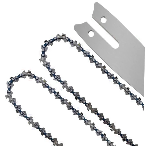 Aporozona 6 inch Chainsaw Guidebar and Chain Combo,(2Chain+1Guidebar 1/4 043 37) Replacement Accessories, Chainsaw Blade Fits HOPTO MR6504, Fits Bomves CF21-003LW, Fits Saker