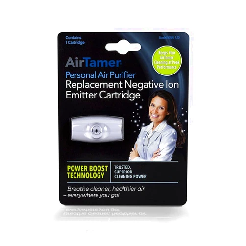 AirTamer Personal Air Purifier Replacement Negative Ion Emitter Cartridge - Made for AirTamer Model A320W (White)