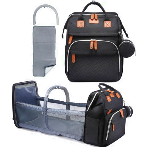 REPIG Diaper Bag Backpack with Changing Station, Spacious Durable Baby Travel Bag for Moms & Dads, with USB Port & Insulated Pockets, Large Capacity, Stylish for boys girls, Essential Newborn Gear