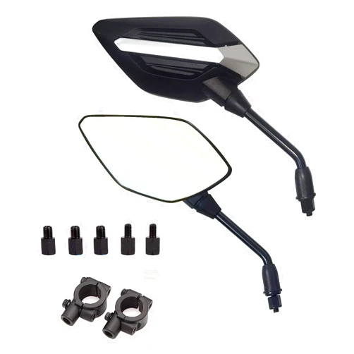 Mamiko 8MM Motorcycle Mirrors Universal for 7/8