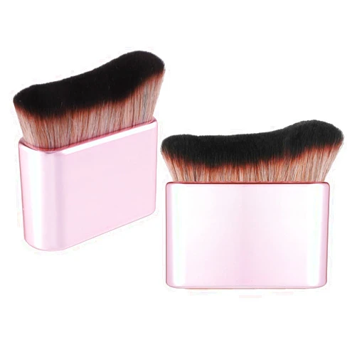 Lasuroa 2pcs Self Tanning Brushes, Soft Bristles Body Makeup Brush Liquid Foundation Self Tan Blending Brush Tanning Brush Applicator for Face Body (Rose Pink)
