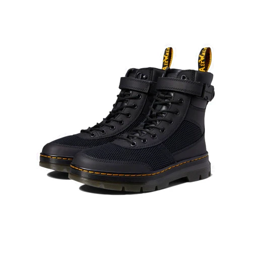 Dr. Martens Unisex 101 6 Eye Boot, Black Nappa, 9 Women 8 Men US