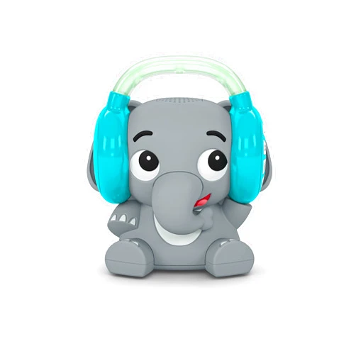 Baby Einstein Earl the Elephant Baby Sound Machine and Music Player, Included Music and Sounds, White Noise, Bluetooth, Stream Music, Multi-Color Night Light, Use Day and Night, Infant to Toddler