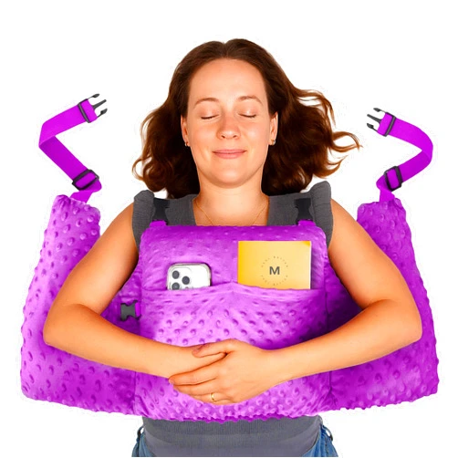 MOYOAMA Post Mastectomy Pillow – Hands-Free Protection with Secure Strap & Easy-Clean Washable Cover Breast Surgery Must Haves,Breast Reduction Recovery Supplies,Breast Augmentation,Post Op Essentials