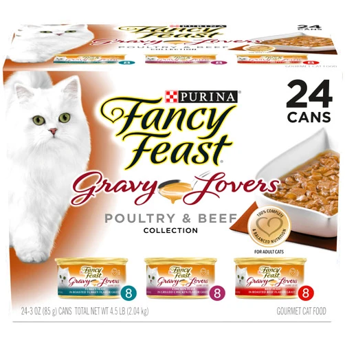 Purina Fancy Feast Variety Packs (24) 3 oz. Cans