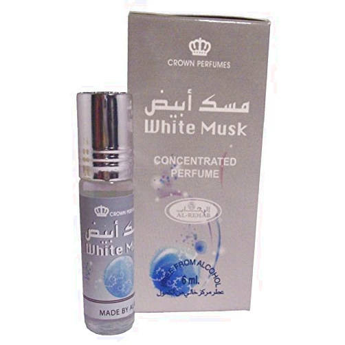 Al Rehab perfumes AL-REHAB PERFUMES White Musk 6Ml Concentrated Perfume Roll On Unisex