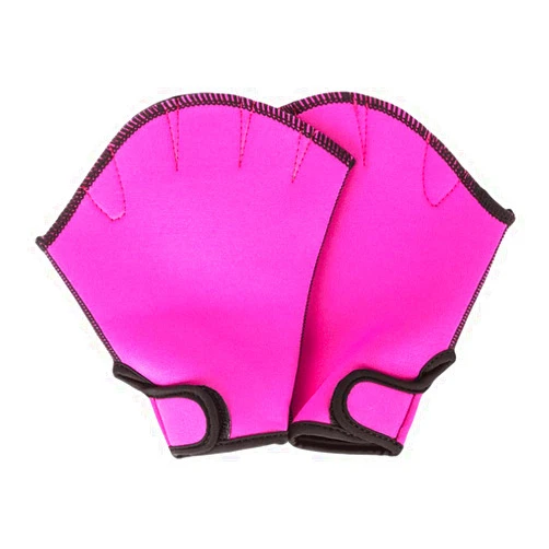 MEKOTSK 1 Pair Swim Training Gloves for Helping Upper Body Resistance, Aqua Fit Swim Webbed Gloves for Men Women Adult Children
