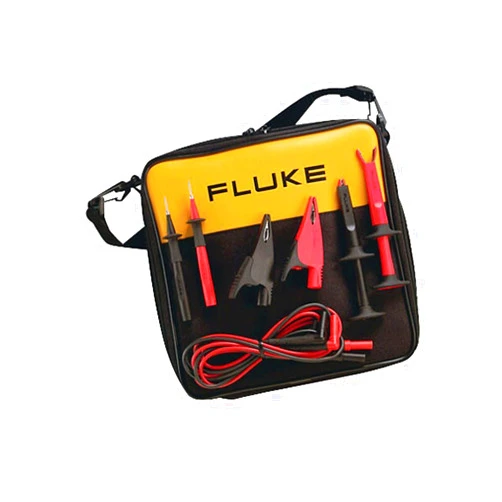 Fluke TLK-220 SureGrip Industrial Test Lead Kit with Zippered Vinyl Carry Case TLK-220 Test Lead Set