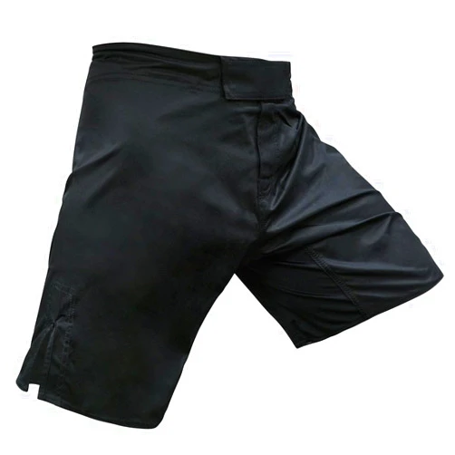 Meister Elite Flex Fighter Board Shorts for MMA Training and Gym Workouts - Blank No Logo