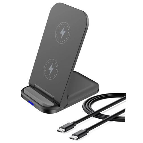 Jahobet 15W Wireless Charger Stand Fast Charging for Galaxy S24 S23 Ultra S22+ S21 S20 Wireless Charger Phone Charging Station for iPhone 16 15 14 13 12 11, Google Pixel 9 Pro XL 9 Fold 8 Pro 8a 7a 6 Pro Pad