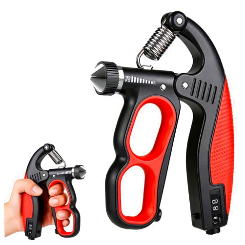 Hautrely Hand Gripper Strengthener, 22-330LB Adjustable Resistance Grip Strength Trainer with Counter, Forearm Exerciser for Injury Recovery and Muscle Building