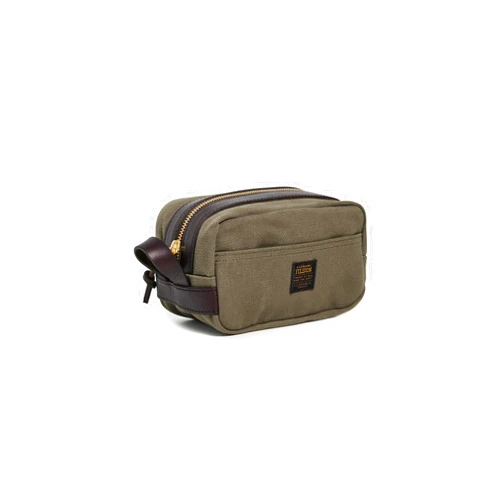 Filson Men's Rugged Twill Travel Kit, Otter Green, One Size