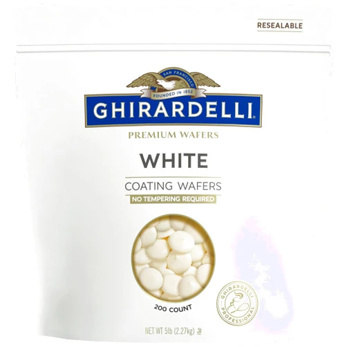 Ghirardelli Premium White Coating Wafers, 5lb Bag