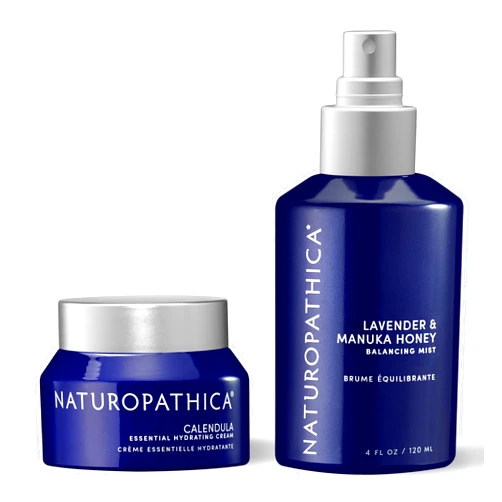 Naturopathica Calendula Essential Hydrating Cream and Lavender & Manuka Honey Balancing Mist Bundle