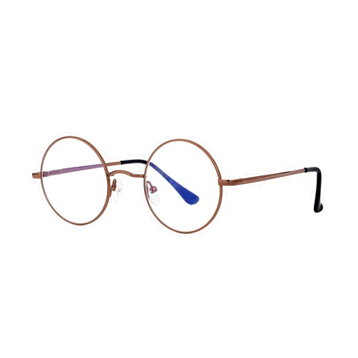 ZIMUSUN Small Round Blue Light Glasses for Women Men Circle Frame Eyeglasses Non Prescription Clear Lens
