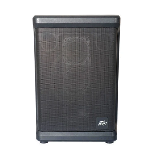 Peavey Solo® Battery Powered Portable PA and Busking Amp, 10-Hour Battery Life, Bluetooth, 4-Channels, Lightweight, Fast Rechargeable Battery, Guitar Input, Reverb Included