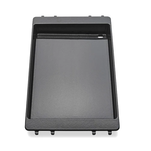 Lewarm Cast-iron Griddle Insert for Weber Genesis 300 Series Gas Grills, Enameled Flat Top Griddle 7566 Replacement, Compatible with Genesis E/S/EP/CEP-310/320/330