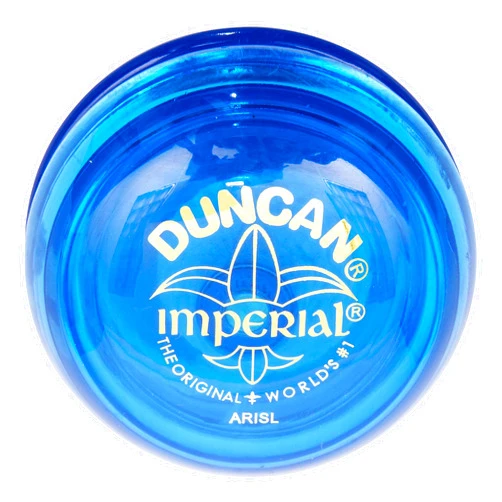 Duncan Toys Imperial Yo-Yo, Beginner Yo-Yo with String, Steel Axle and Plastic Body, Blue