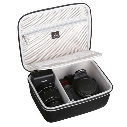 Aproca Hard Storage Travel Protective Case, for Canon EOS Rebel T7 DSLR Camera and Lens