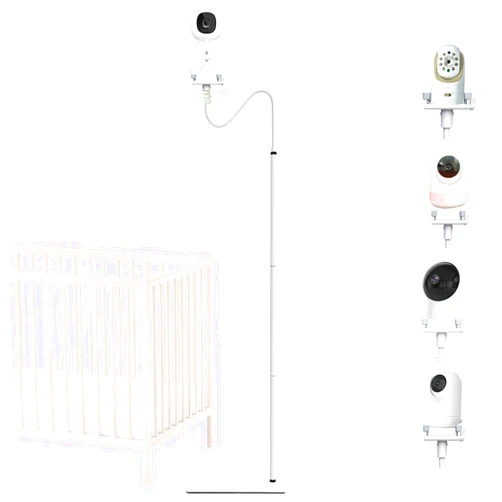 JAMYOK Baby Monitor Floor Stand Mount Holder for Nanit Pro & Flex Stand/Infant DXR 8 & DXR-8 Pro/Momcozy/eufy/Philips Avent/Babysense 5.5 Max View Baby Monitor