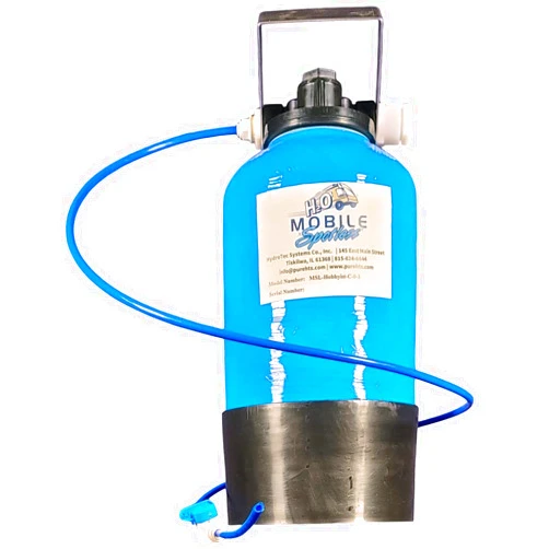 H2O Mobile Spotless 2660 Grain Mobile Spotless with tubing and Valve Providing Rinse Water Demineralizer/Deionizer Designed for The Hobbyist.