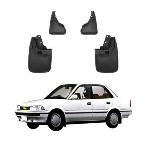 GREATROAD 4PCS Car Mud Flaps Splash Guards Mudguards Car Mud Flaps Compatible with Toyota Corolla E90/AE90/AE92 1987 1988 1989 1990 1991 1992